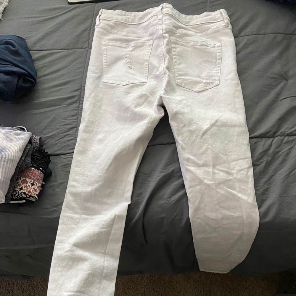 White jeans